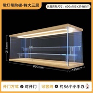 เค้ก Acrylic Molly Bread Head Series Display Box Light Loop Decoration Cake Standee Collection Anime