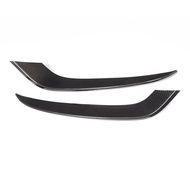 Xuming 2ชิ้นรถจัดแต่งทรงผมคาร์บอนไฟเบอร์สไตล์อัตโนมัติด้านหน้าไฟตัดหมอกโคมไฟแถบตัดปกสติกเกอร์สำหรับ