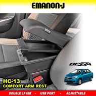 Perodua Bezza HC-13 Comfort Adjustable ArmRest 3 USB & LED HC Cargo Brand