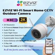 HIKVISION EZVIZ CCTV (Top Global Brand) H3C Smart Wireless WiFi Camera 2K 3MP AI-Human Color Night