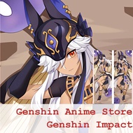 New Genshin Impact Cyno Cosplay Dakimakura Anime Print Pillow Case Hugging Body Pillow Cushion Cover
