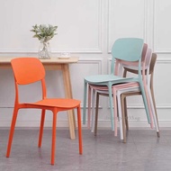 Plastic Dining Chair Nordic Design Household Dining Chair Plastic Chair Modern Simple Economic Back 