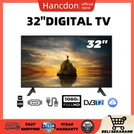 BISA COD Rak Kayu Gratis Hancdon TV LED 32 inch TV Digital Televisi  DVB T2 FHD Ready tv Smart Set -Top Box-polytron-Vidio-Televisi-Netflix-YouTube-WiFi-HDMI-USB-Dolby-Atmos-Audio-DTS- Garansi satu tahun