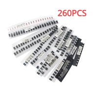 70pcs/90pcs/200pcs/260pcs SMD Diode Kit Switching Diode Schottky Diode Rectifier Diode Assorted Kit 