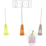 100Pcs Endodontic Irrigation Needles 25G 27G 30G Dental Root Canal Cleaning Tips For Endo Syringe Wa