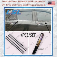 perodua bezza window trim chrome lining door belt moulding