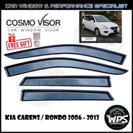 Kia Carens / Rondo 2006 - 2013 WPS Cosmo Door Visor (4" Medium) (Free 3M Primer)
