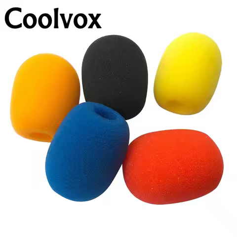 5pcs Conference Microphone Windscreen Foam sponge Cover recording studio equipment,inner diameter:1.