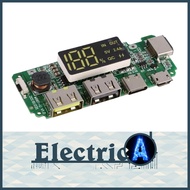 LED Dual USB 5V 2.4A 2A 1A Micro/Type-C USB Mobile Power Bank 18650 Charging Module Lithium Battery Charger Board