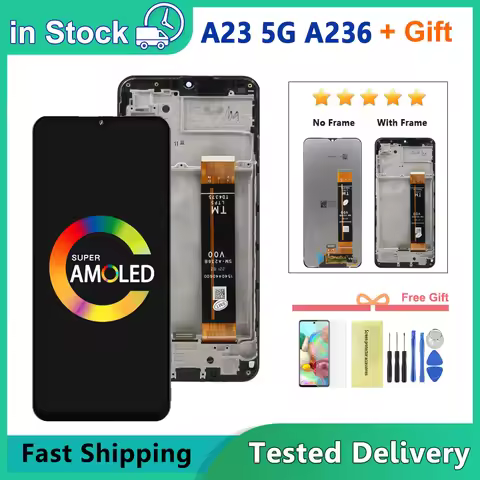 6.6" For Samsung A23 5G A236 LCD Display Touch Screen Digitizer Assembly For Samsung A236B A236U A23