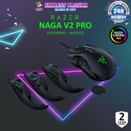 Razer Naga V2 Pro - MMO Wireless Gaming Mouse with HyperScroll Pro Wheel