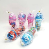 Long rope straw water bottle 380 F1