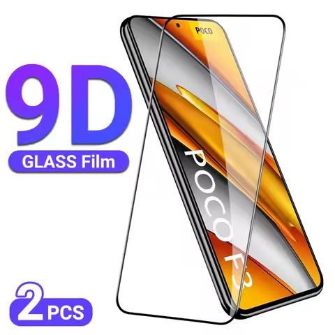 Tempered Glass For Xiaomi Poco F3 Screen Protector For Xiaomi Poco X3 Pro Full Glass Poco M3 F2 Pro 