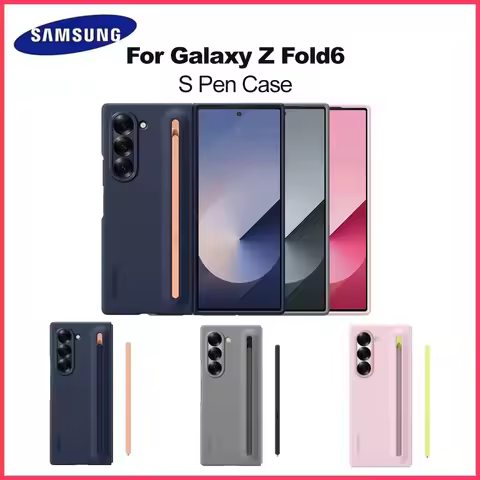 Original Genuine Samsung Galaxy Z Fold6 S Pen Case EF-OF95P for Galaxy Z Fold 6 Smartphone Cover wit
