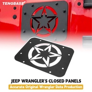 Spare Tire Carrier Delete Filler Plate Tailgate Vent-Plate Cover For 2007-2018 Jeep Wrangler JK JKU