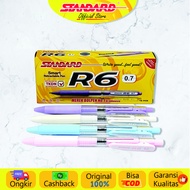 Standard - Pulpen R6 (Pulpen Ballpoint Alat Tulis Pena Pen)