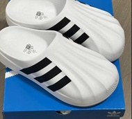 全新正貨/adidas adiform superstar 包頭拖鞋 白黑