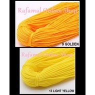 BENANG TALI PP CHINA 3 MM {200 GRAM} (COLOUR OPTION : GOLDEN & LIGHT YELLOW) BENANG KAIT CROCHET