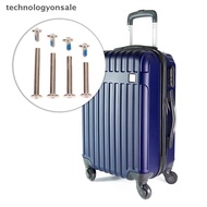 [Tech] 4Sets stainless steel luggage screws, luggage accessories Luggage Wheels Bolts Rivets 6*30-45