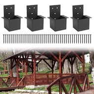 <2025 NEW> 4-piece gazebo bracket kit: post connectors for gazebo wood structures