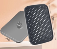 Bát sen tắm đứng vuông 30cm và tay sen nhựa vuông ABS sang trọng thay thế cây sen tắm