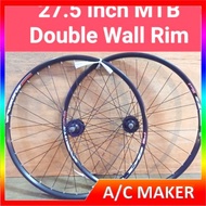 27.5 Mountain Bike Bicycle Double Wall Rim 27 Inci MTB Basikal Dua Lapis Rim