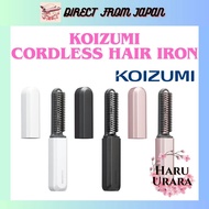 【Direct from Japan】KOIZUMI Cordless Hair Iron KHR-6420/W | USB Rechargeable | Compact Fringe Straigh