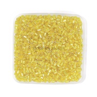 [50 GRAM] Mote Patah / Payet Manik Patah 11/0 2.1mm Semi Jepang Warna Kuning Lemon Pink Maroon Wine