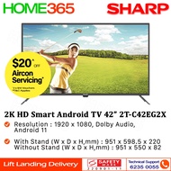Sharp 2K Full HD Android Smart TV 42" 2T-C42EG2X