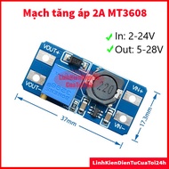 DC-DC Booster BOOST Circuit MT3608 2A Input Voltage 2V-24V Output 5V-28V