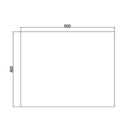 Code plate 400x500x6mm