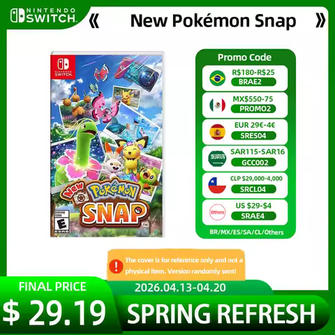 Nintendo Switch Game Deals - New Pokemon Snap- Games Cartridge Physical Card Support TV Tabletop Han