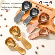 TOSE Coffee Scoops, 15/30ml 1 Tbsp or 2 Tbsp Coffee Bean Measuring Spoons, Durable Stainless Steel P