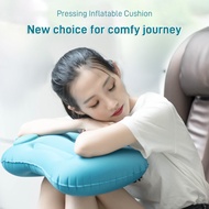 [Quick Inflation] JS Quick-Inflate U-Shaped Travel Pillow for Airplane Car Office/Neck Pillow/Inflat
