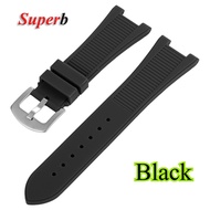 25*13mm Waterproof Silicone Strap for Patek Philippe Nautilus 5711 5726 5712 Series Rubber Watchband