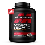 Whey Protein Powder (Cookies & Cream, 5LB) - Nitro-Tech Whey Protein Isolate Smoothie Mix for Lean M