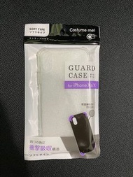 (全新)日本iphone X/XS透明4角保護軟套 Japan Clear Case