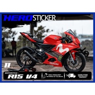 Yamaha R15 V4 Decal Sticker, R15 V4 Decal Sticker Monster R15 V4 11A Variation