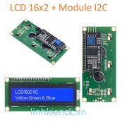 LCD1602 1602 16x02 blue with I2C module