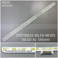 3 Items * Sony KD-75X8500F KD-75X8500G ST0750A22 _ 56LED Screen V750QWME02