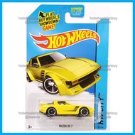 Hot Wheels Mazda RX-7 HW 2014 Workshop Nightburnerz Yellow JDM Cars Wankel Rotary Engine SA22C First