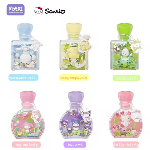 New Original Sanrio Perfume Bottle Assembly Building Block Puzzle Decoration Ornament Building Block
