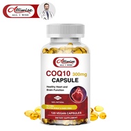 Alliwise Coenzyme Q10(CoQ10)300mg Capsules Antioxidant for Heart Health and Immune Support Energy Pr
