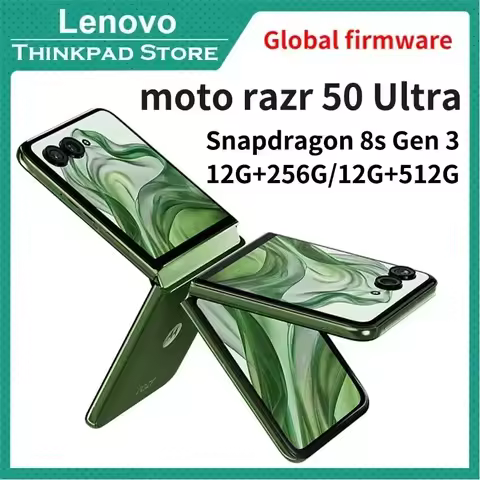 Global Rom Lenovo Moto Razr 50 Ultra 5G Foldable Phone Flip 6.9inch pOLED Snapdragon 8s Gen3 Android