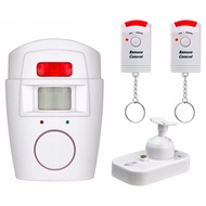Infrared PIR Motion Sensor Anti-Theft Alarm 2 Remotes