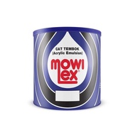 [SH] MOWILEX Cat Tembok Dinding Taman Acrylic Emulsion Water Based 1 Kg 1 L Interior Paint White Bla