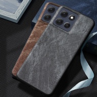 Case for  Moto G86 G56  Vintage denim Leather phone cover Luxury coque for G86  case
