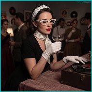 Nan 1950s Outfits 50s Costumes Accessories Set Halloween Cosplay Costume for Women