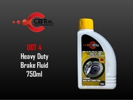 CBT OIL - DOT 4 Brake Fluid DOT-4 Minyak Brek - 750ML