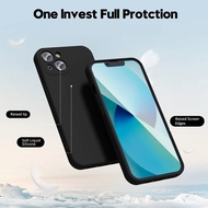Case iphone 15 - 15 Plus Softcase PREMIUM BLACK MATTE CAMERA PROTECTION Casing hp iphone 15 - 15 Plu
